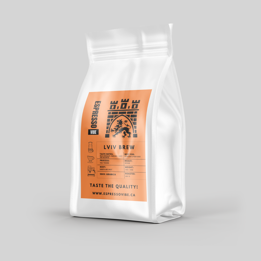 Lviv Brew Coffee Beans - Medium Roast |100% Arabica, Freshly Roasted