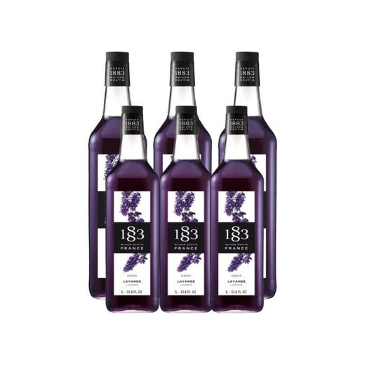 1883 Maison Routin Lavender Syrup six bottle case 6 x 1L