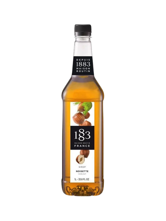 1883 Maison Routin Hazelnut Syrup 1L bottle for lattes