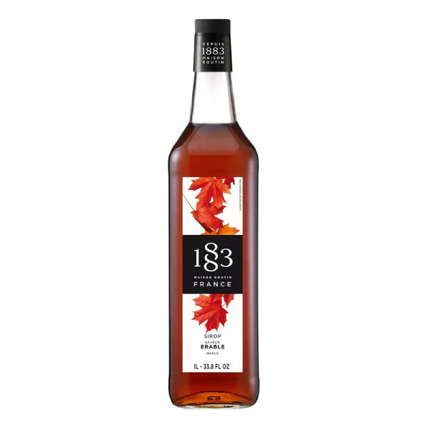 1883 Maison Routin Maple Syrup 1L bottle for lattes