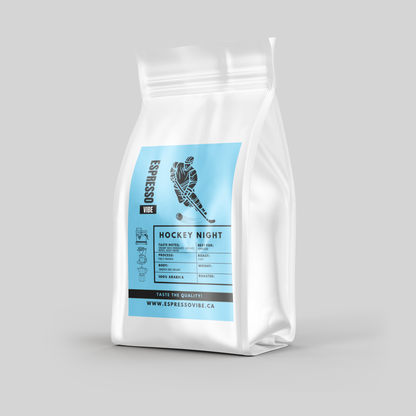 Hockey Night Espresso Coffee Beans - Light Roast | 100% Arabica, Freshly Roasted