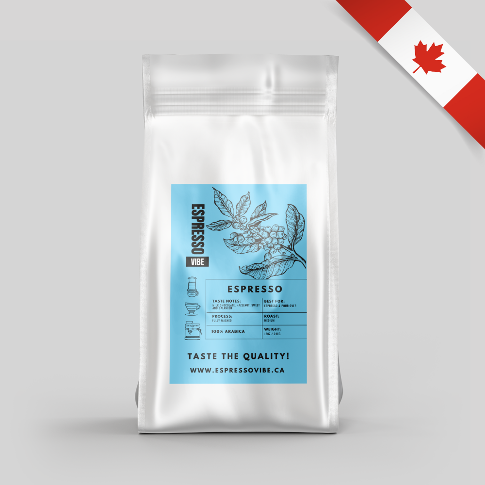 Espresso – Medium Roast Coffee Beans (100% Arabica) – 12oz / 2lb