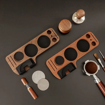 Espresso Coffee Tamper Mat Station Stand