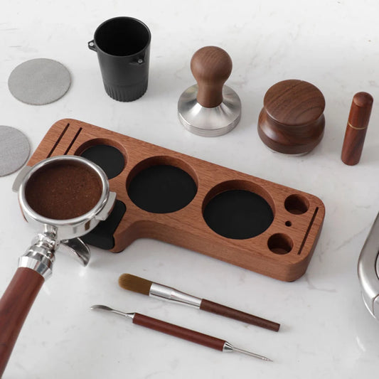 Espresso Coffee Tamper Mat Station Stand