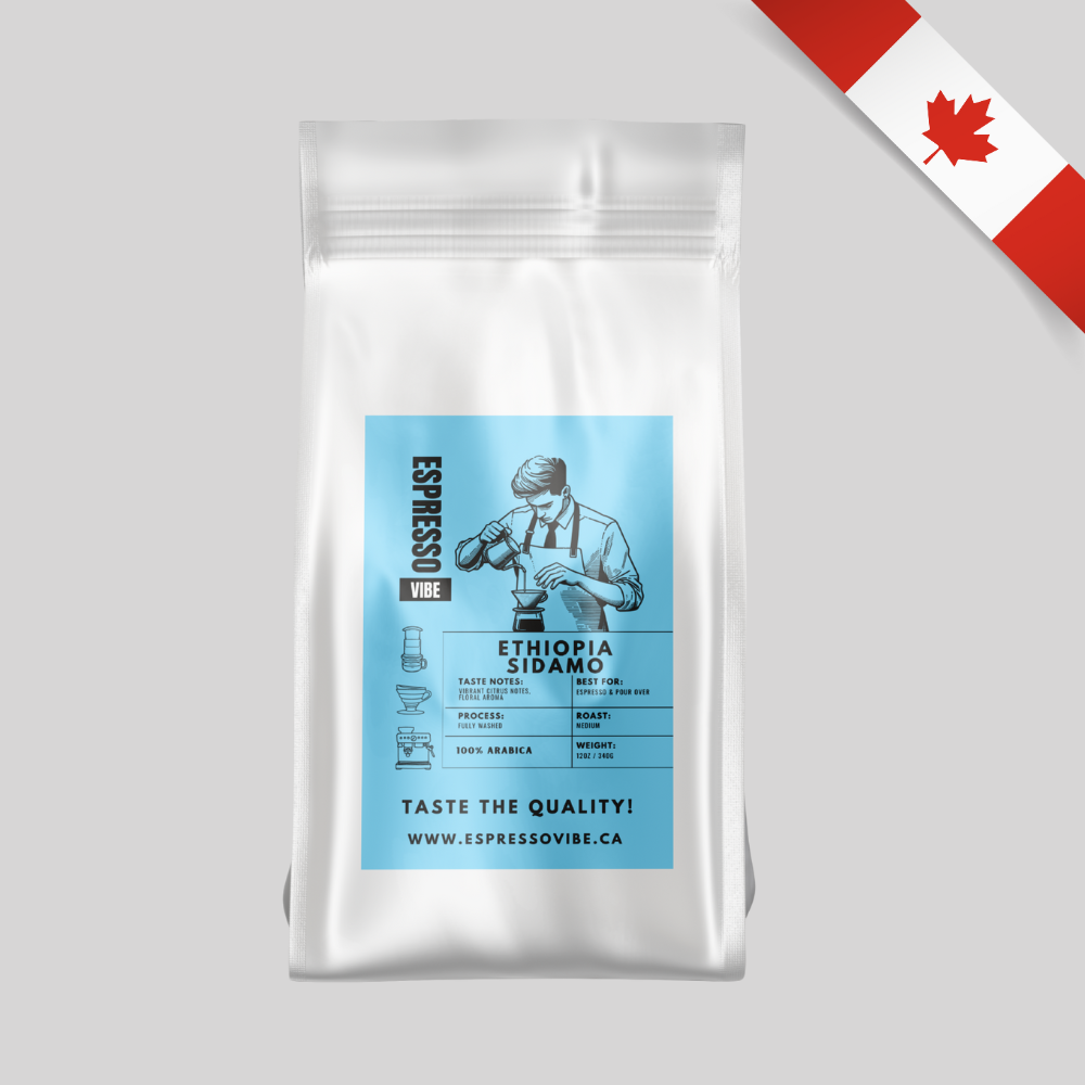 Ethiopia Sidamo – Medium Roast Coffee Beans (Single Origin, Fruity & Floral) – 12oz / 2lb
