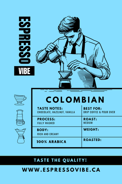 Colombian Coffee Beans - Medium Roast |100% Arabica, Freshly Roasted