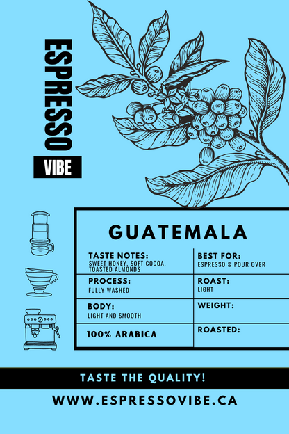 Guatemalan Coffee Beans - Light Roast | 100% Arabica, Freshly Roasted