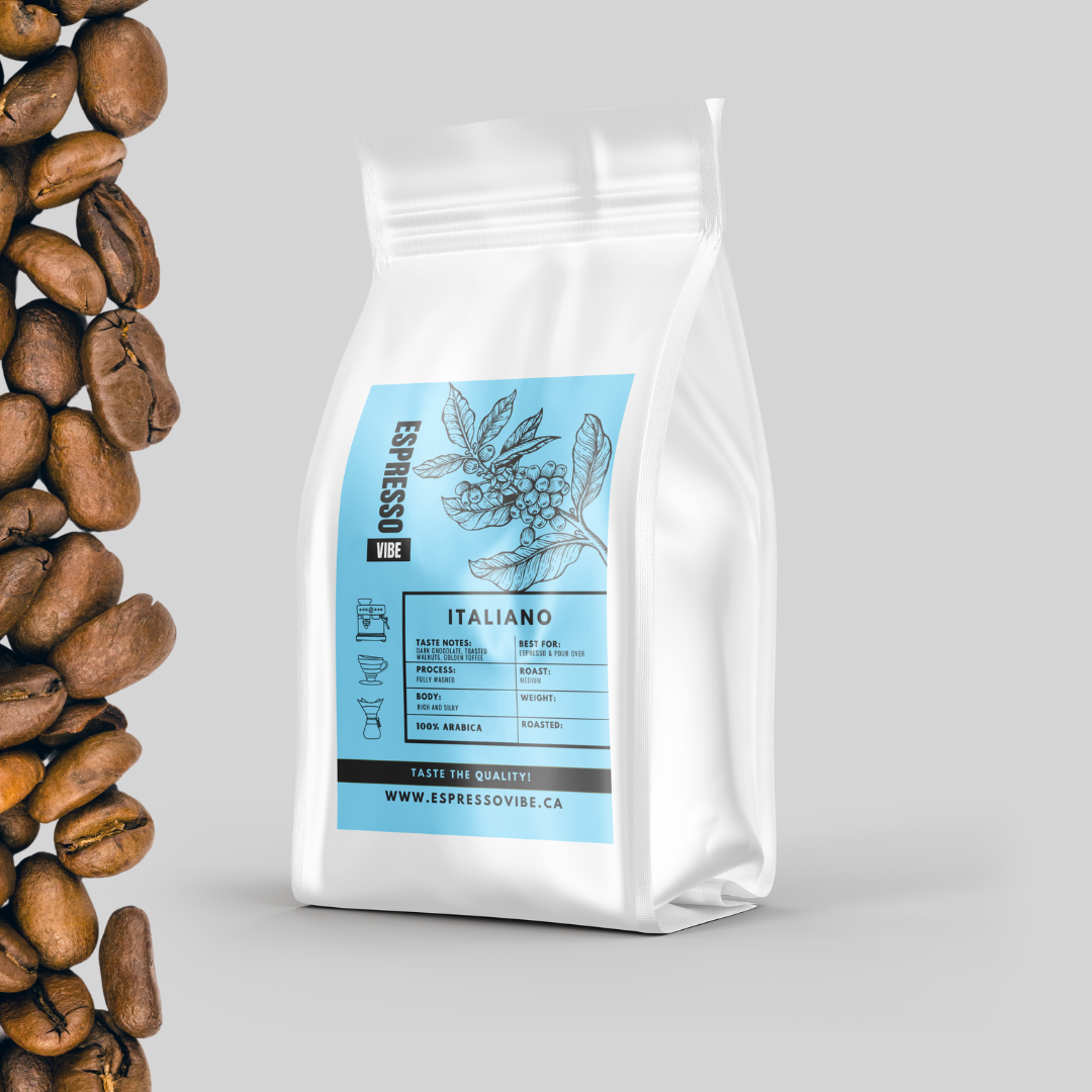 Italiano Coffee Beans - Medium Roast | 100% Arabica, Freshly Roasted