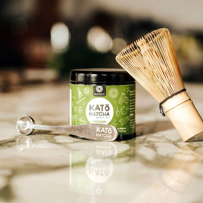 Kato Matcha Summer Harvest – Matcha
Bold Authentic Flavour: Ceremonial-grade summer harvest leaves produce a rich, full-bodied taste with a hint of sweetness. 