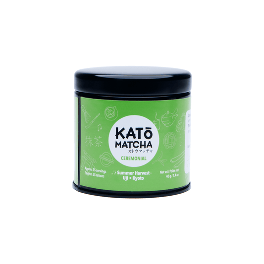 Kato Matcha Summer Harvest – Matcha
Bold Authentic Flavour: Ceremonial-grade summer harvest leaves produce a rich, full-bodied taste with a hint of sweetness. 