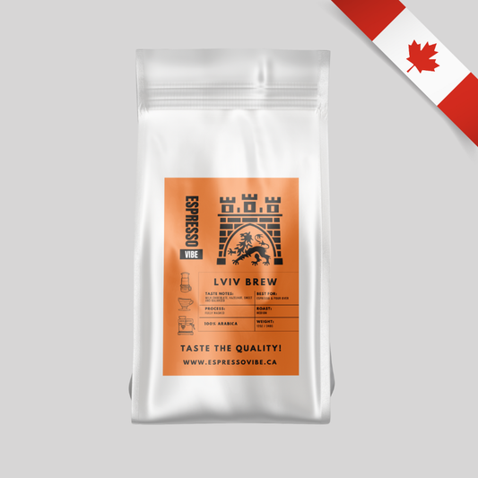 Lviv Brew – Medium Roast Coffee Beans 100% Arabica, Freshly Roasted 12oz/2lb