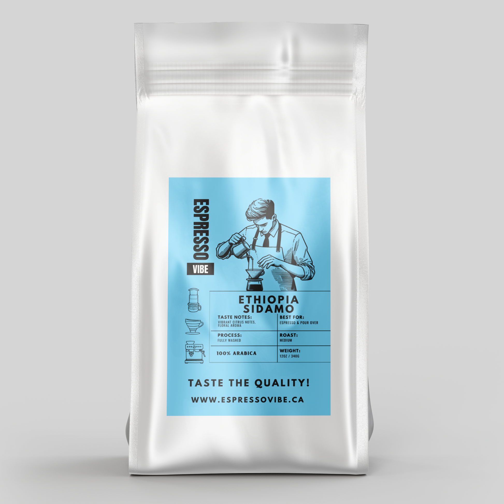 Ethiopia Sidamo Medium Roast Coffee Beans – Fruity Single Origin – Roasted in Winnipeg